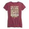 Ohio NEW Designs! Women's He's A Marine Tee