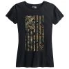Ohio Women's MARPAT Camo Flag Tee