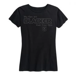Ohio Women's My Ops Are Blacker Tee Black