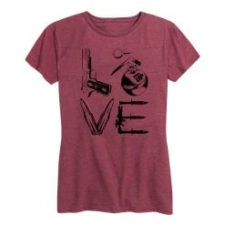 Ohio Women's Red Love Tee