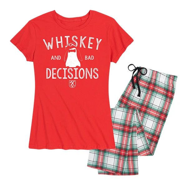 Ohio Women's Whiskey And Bad Decisions Pajamas 3 Ohio Women's Whiskey And Bad Decisions Pajamas
