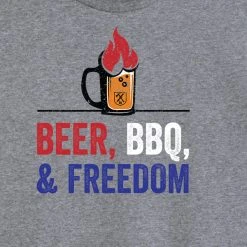 Ohio Women's Beer, BBQ & Freedom Tee Star Spangled Summer