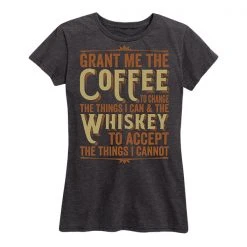 Ohio Women's Coffee Whiskey Prayer Tee