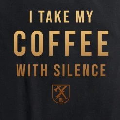 Ohio Women's Coffee With Silence Tee Caffeine & Hate