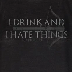 Ohio Women's I Drink And I Hate Things High Neck Tank