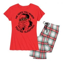 Ohio Christmas Women's He Sees You Pajamas