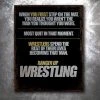 PTS Wrestler's Choice Vintage Tin Sign