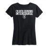 Ohio Statement T-Shirts Women's I'm Into Economic Intercourse Tee