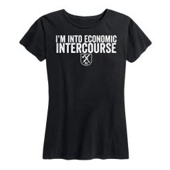 Ohio Statement T-Shirts Women's I'm Into Economic Intercourse Tee