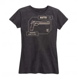 Ohio Women's Cinematic Gun Auto Tee NEW Designs!