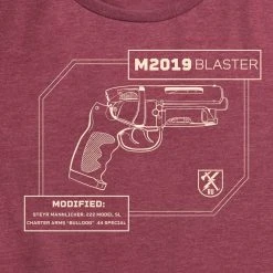 Ohio NEW Designs! Women's Cinematic Gun Blaster Tee