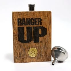 Ohio Ranger Up Bourbon Barrel .50 Cal Bullet Flask