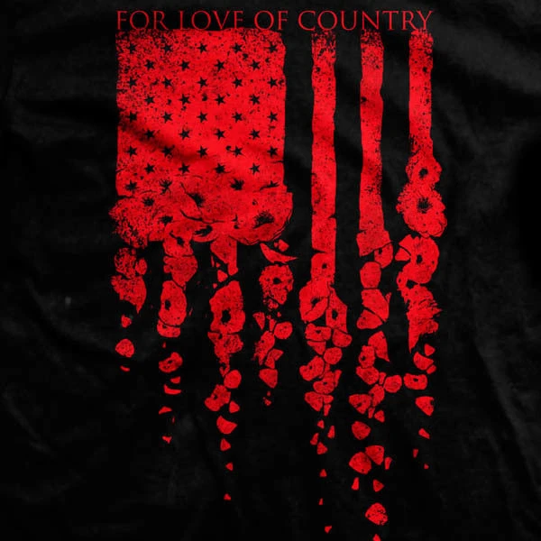 Ohio Poppy Flag T-Shirt Memorial Day Collection Ohio Poppy Flag T-Shirt Memorial Day Collection