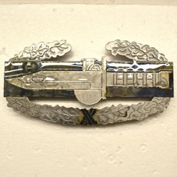 AMD American Liquid Metal - Combat Action Badge (CAB) Sign 4 AMD American Liquid Metal - Combat Action Badge (CAB) Sign