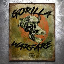 PTS Signs Gorilla Warfare Vintage Tin Sign
