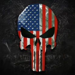 AMD American Liquid Metal - American Skull Sign Signs