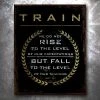 PTS Wrestling And Jiu Jitsu Train Vintage Tin Sign